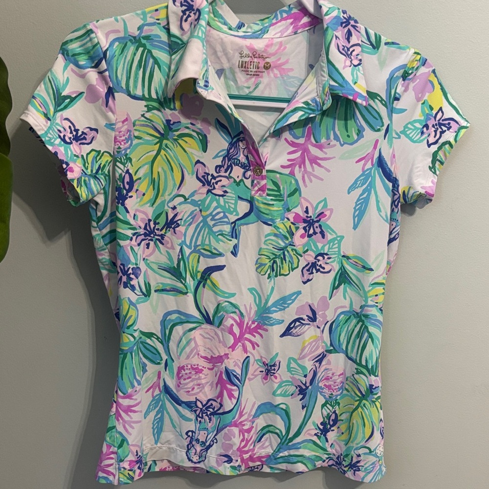 Lilly Pulitzer Luxletic Women's Golf Shirt